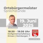 Ortsbürgermeister-Sprechstunde